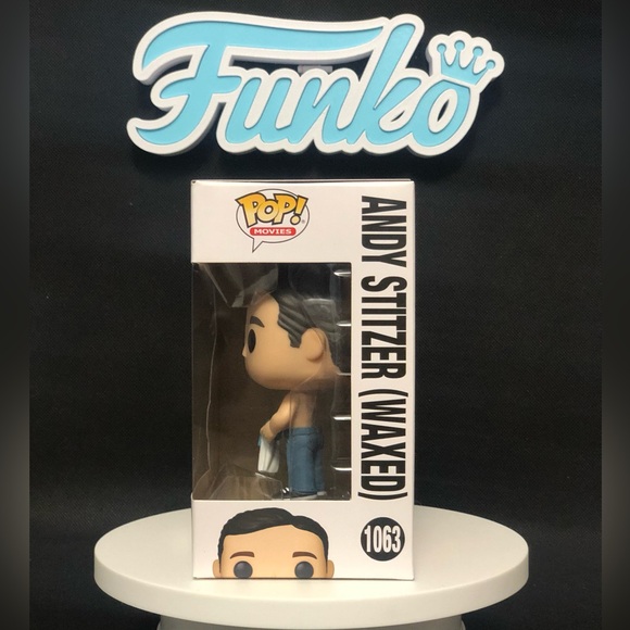 Andy Stitzer (Waxed)- 1063- The 40-Year-Old-Virgin- Mint Condition- Funko - Picture 5 of 8